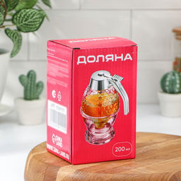 Ёмкость Доляна Honey, с дозатором, пластик