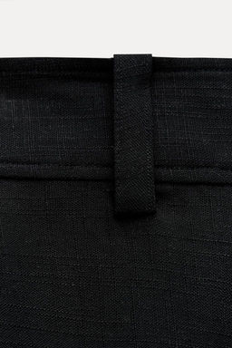 ZW COLLECTION CONTRAST EMBROIDERY CULOTTE TROUSERS - Zara фото 9