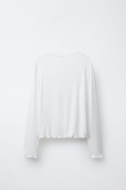 SEQUIN RIB T-SHIRT - Zara фото 2