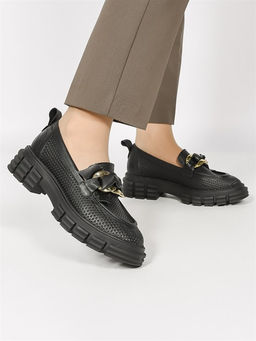 Лоферы женские комфорт 011-762 Siyah