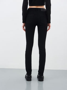 Утепленные женские джинсы зауженного кроя на флисе - Mossmore фото 21