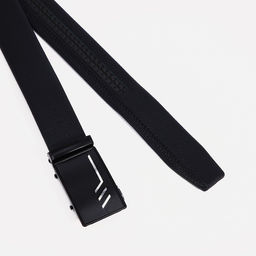 Ремень мужской, ширина 3,5 см, автомат, пряжка тёмный металл, цвет чёрный - Simaland фото 2
