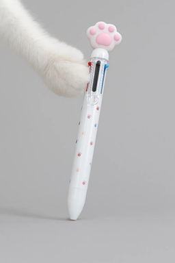 Разноцветная ручка 6 в 1 "Розовая лапка" Разноцветная ручка 6 в 1 "Розовая лапка"