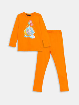 Bisiklet Yaka K?z ?ocuk Pijama Tak?m?