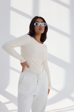 Лонгслив женский Сливки - Амавес-текстиль фото 15