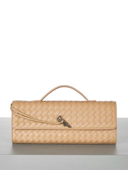 LACCOMA клатч PLB1893-бежевый эко кожа фото 3