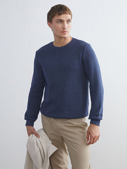 Bisiklet Yaka Erkek Triko Kazak