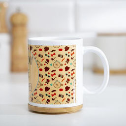 Кружка чайная керамическая Лучшему папе в мире, 320 мл