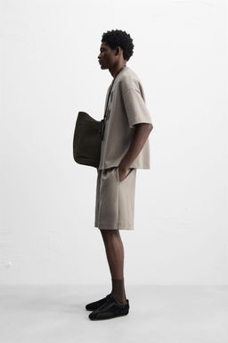 TECHNICAL TEXTURE PRINT T-SHIRT - Zara фото 4