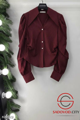 Рубашка в полоску женская