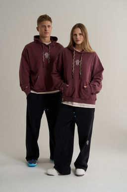 Худи Бордовый KAI Sweat Hoodie