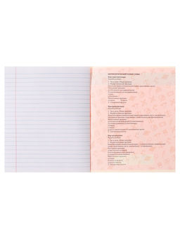 Цена за 5 шт. Тетрадь предметная, 48 листов в клетку, Calligrata «Журнал. Русский язык»