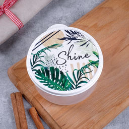 Цена за 2 шт. Ланч - бокс круглый Shine, 500 мл