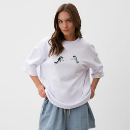 Футболка женская MIST Moon, белый, р.50