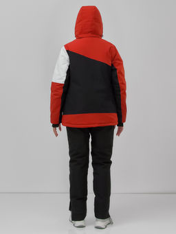 Горнолыжный костюм женский зимний красного цвета 07081Kr - Chunmai фото 4