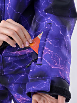 Женский зимний сноубордический комбинезон Alpha Endless 222/220518-2_013 Фиолетовый  фото 19