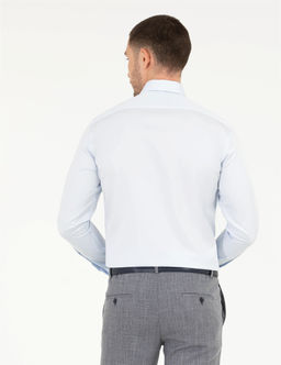 A__k Mavi Slim Fit Uzun Kollu Klasik G_mlek - Pierre cardin фото 5