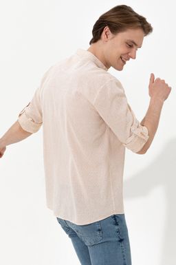 U. S. Polo Assn Мужская оранжевая рубашка с длинным рукавом - U.s. polo assn фото 5