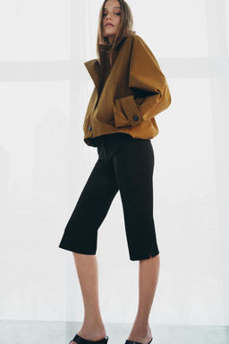 WATER-REPELLENT SHORT TRENCH COAT ZW COLLECTION - Zara фото 6