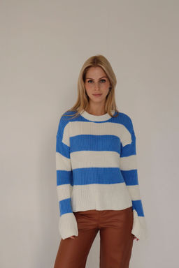 10413 Джемпер бело-голубой - Martichelli фото 10