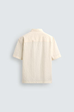 SEERSUCKER POLO SHIRT - Zara фото 8
