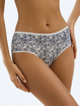 БMi_T Fiore 2221-01CE Slip Midi (цветок) - Bianco/Fiore