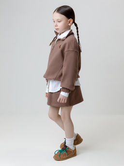 КР 7149/капучино к631 юбка для дев