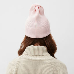 Шапка женская MINAKU, размер 52-56, цвет нежно-розовый