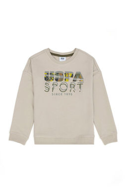 U. S. Polo Assn / Бежевый свитшот с круглым вырезом Boy для мальчиков - U.s. polo assn фото 7