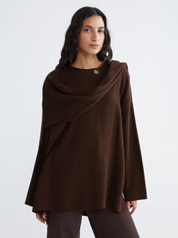 Atk? Detayl? Oversize Kad?n Triko Kazak