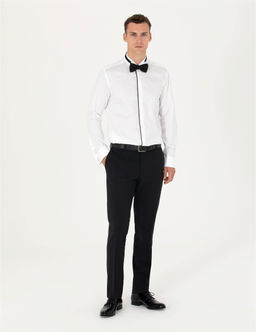 Beyaz Slim Fit Smokin G_mlek - Pierre cardin фото 4