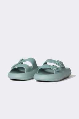 Erkek Kal?n Taban Cift Bantl? Eva Terlik - Defacto фото 3