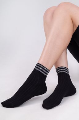 Набор женских носков с люрексом 2 пары Happy Fox  фото 2