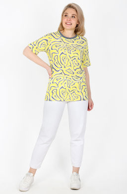 Футболка Таисия Ф-104 (44-62) кулирка - Лотос фото 11