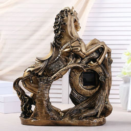 Часы настольные интерьерные каминные «Конь», 55×48×22 см