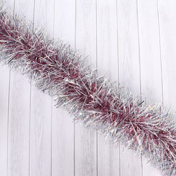 Цена за 10 шт. Гирлянда Каскад d 50 мм, дл.2м, голографическая микс - Simaland фото 3