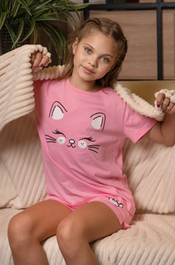 Хлопковая пижама для девочки Happyfox