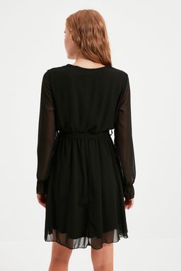 TRENDYOLMILLA Cok Renkli Kusakl? Duz Mini Dokuma Elbise TWOAW20EL0789