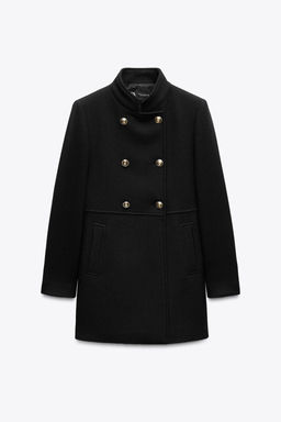 WOOL DOUBLE-BREASTED COAT - Zara фото 5