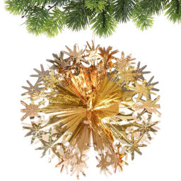 Цена за 4 шт. Украшение фольгированное "Волшебный шар" d-30 см, Шампань