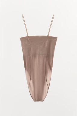 FITTED BODYSUIT WITH STITCHING - Zara фото 9