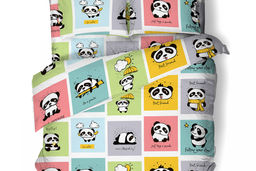 КПБ Веселые панды бязь 1,5 сп с 1 наволочкой