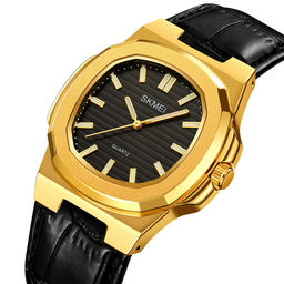 Часы наручные Skmei мужские кварцевые 2512gold-black