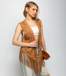 Жилет #КТ88510, коричневый - Dommod фото 2