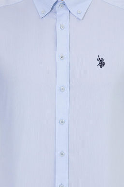 Рубашка мужская голубая Uzunkol Basic - U.s. polo assn фото 6