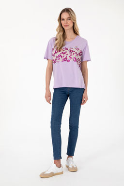 Kad_n Lila Ti__rt Sepette S_rpriz _ndirim - U.s. polo assn фото 4