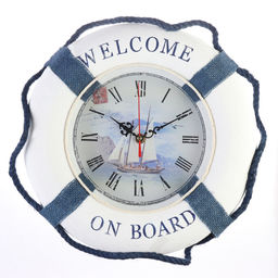 Часы настенные «Стаксель», серия: Море, дискретный ход, d=30 см, от батарейки 1×АА