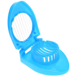 Яйцерезка струнная, пластмассовый корпус Классическая 8х12х4см, цвета микс, в блистере (Китай)