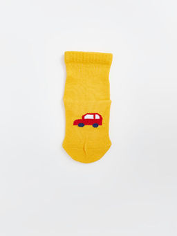 Bask?l? Erkek Bebek Soket ?orap 3l? - Waikiki фото 3