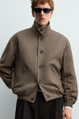 QUILTED 100% WOOL JACKET AARON LEVINE X ZARA фото 5